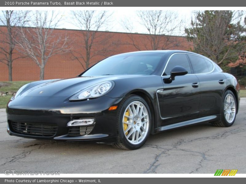 Basalt Black Metallic / Black 2010 Porsche Panamera Turbo