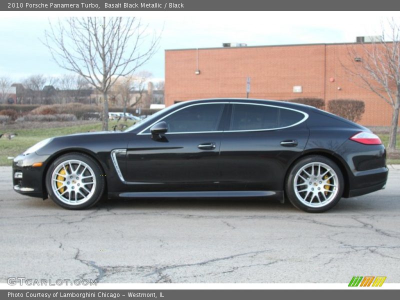 Basalt Black Metallic / Black 2010 Porsche Panamera Turbo