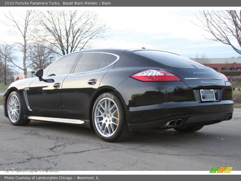 Basalt Black Metallic / Black 2010 Porsche Panamera Turbo