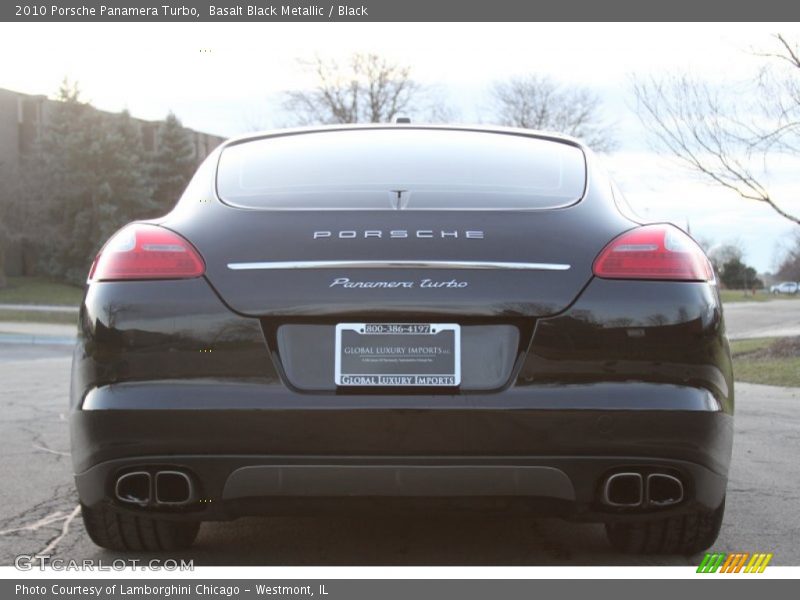 Basalt Black Metallic / Black 2010 Porsche Panamera Turbo