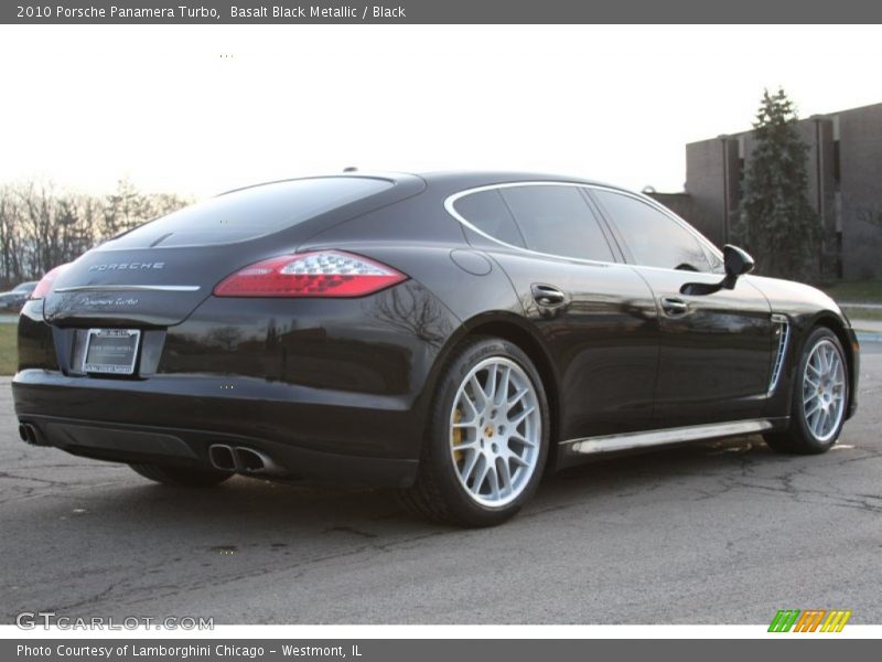 Basalt Black Metallic / Black 2010 Porsche Panamera Turbo