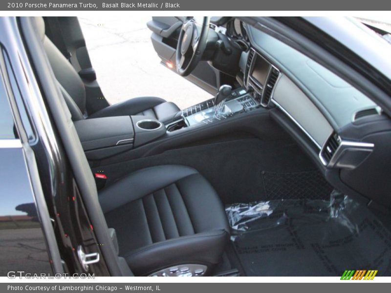 Basalt Black Metallic / Black 2010 Porsche Panamera Turbo