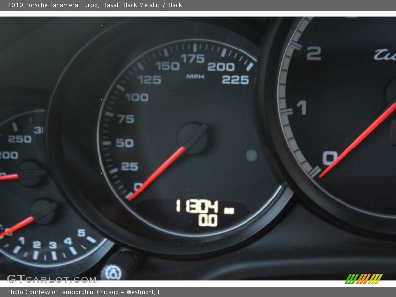 Basalt Black Metallic / Black 2010 Porsche Panamera Turbo