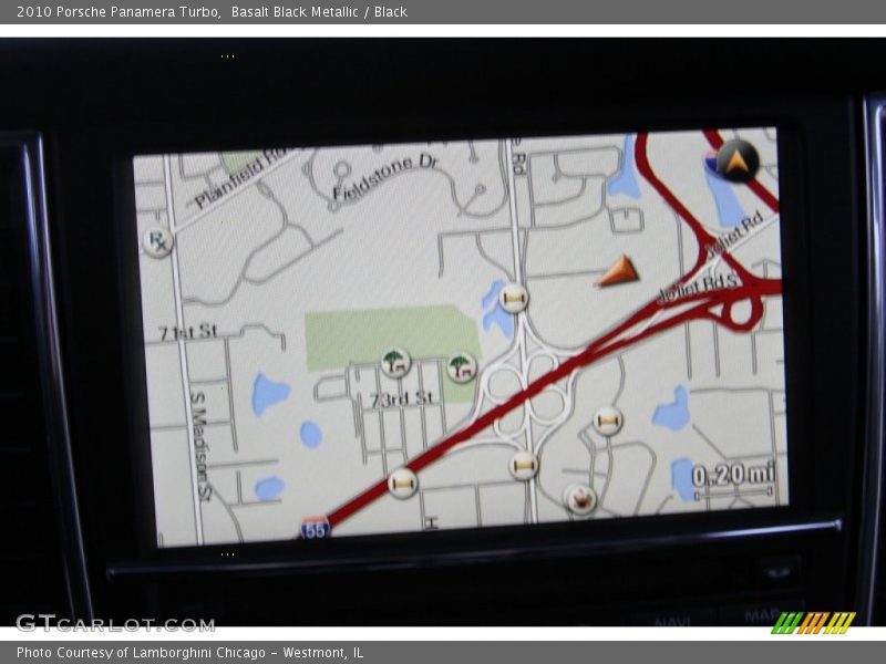 Basalt Black Metallic / Black 2010 Porsche Panamera Turbo