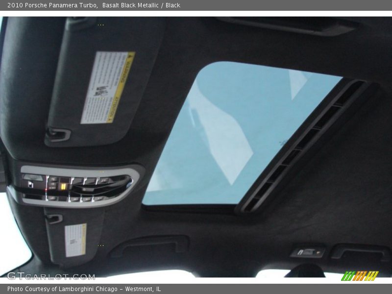 Basalt Black Metallic / Black 2010 Porsche Panamera Turbo