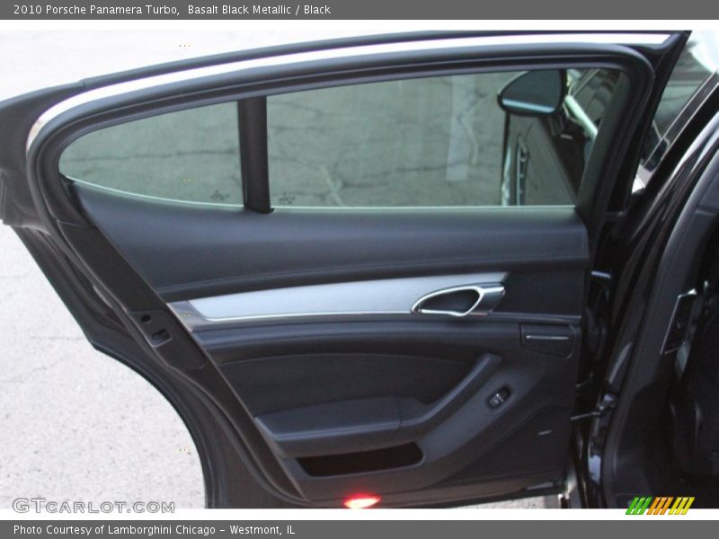 Basalt Black Metallic / Black 2010 Porsche Panamera Turbo