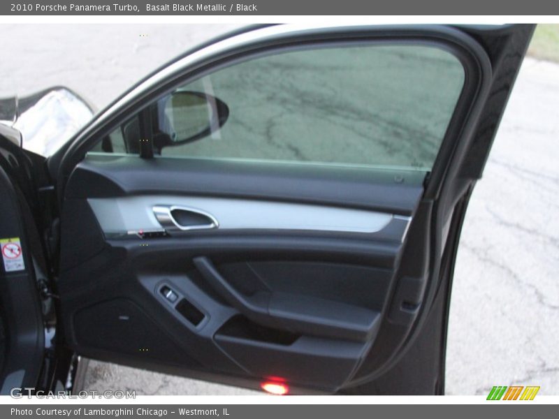 Basalt Black Metallic / Black 2010 Porsche Panamera Turbo