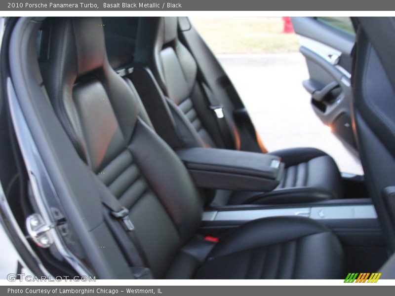 Basalt Black Metallic / Black 2010 Porsche Panamera Turbo