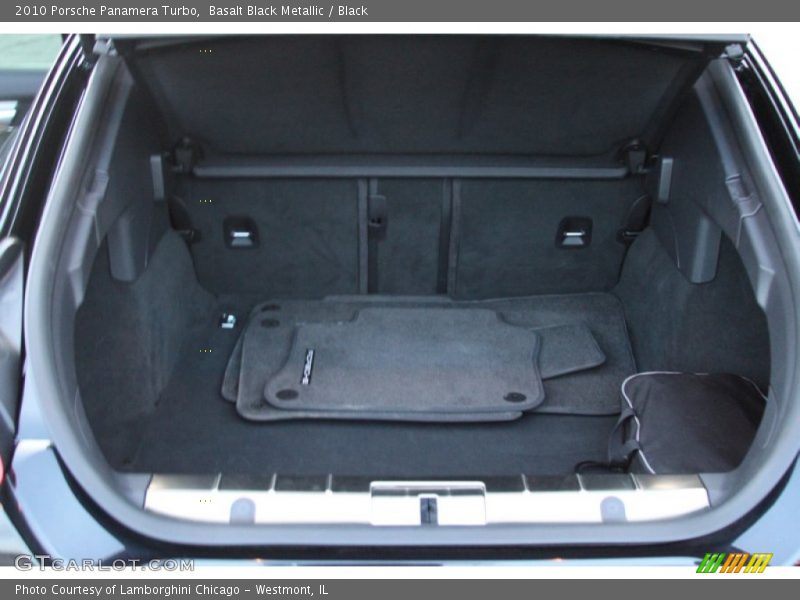 Basalt Black Metallic / Black 2010 Porsche Panamera Turbo