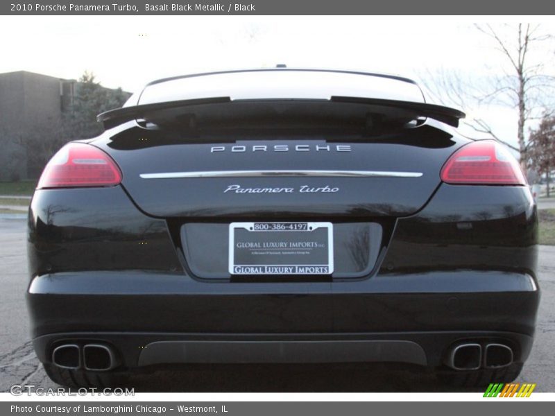 Basalt Black Metallic / Black 2010 Porsche Panamera Turbo