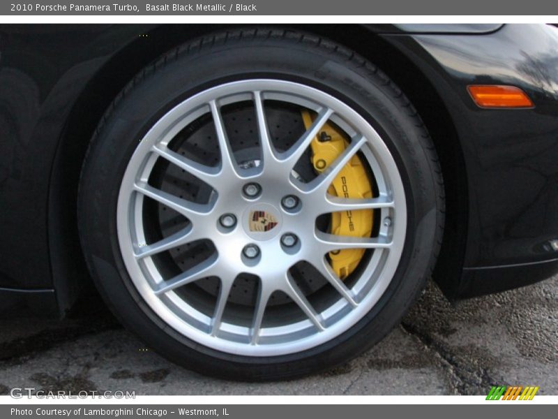 Basalt Black Metallic / Black 2010 Porsche Panamera Turbo