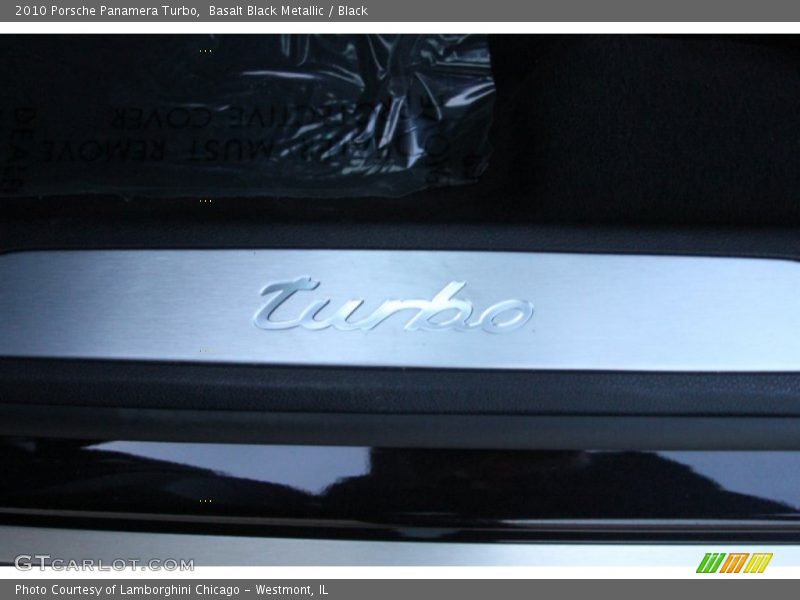 Basalt Black Metallic / Black 2010 Porsche Panamera Turbo