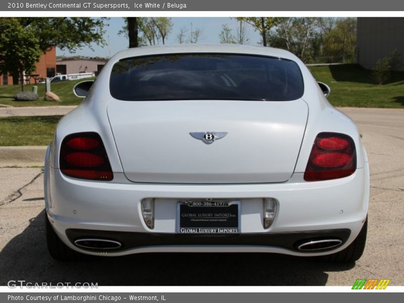 Ice White / Beluga 2010 Bentley Continental GT Supersports