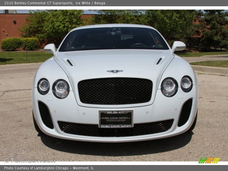 Ice White / Beluga 2010 Bentley Continental GT Supersports