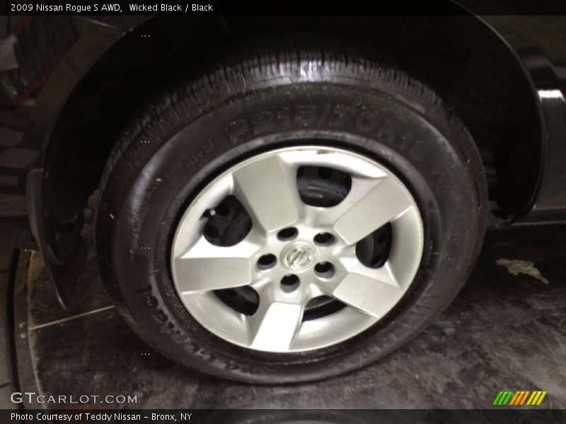 Wicked Black / Black 2009 Nissan Rogue S AWD