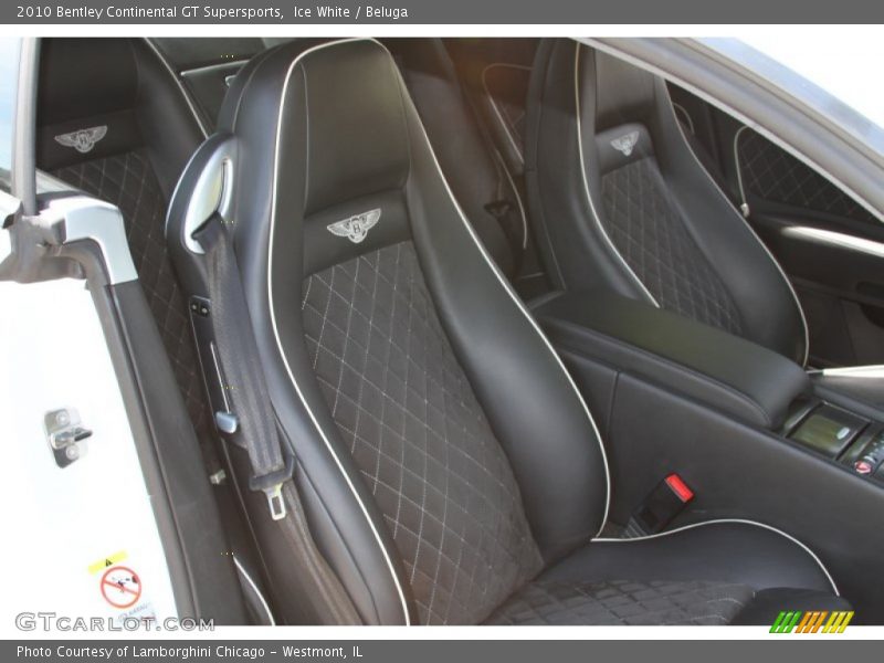 Ice White / Beluga 2010 Bentley Continental GT Supersports