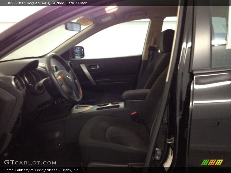 Wicked Black / Black 2009 Nissan Rogue S AWD