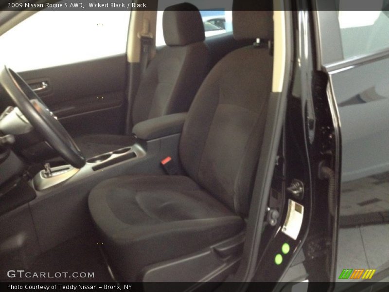 Wicked Black / Black 2009 Nissan Rogue S AWD