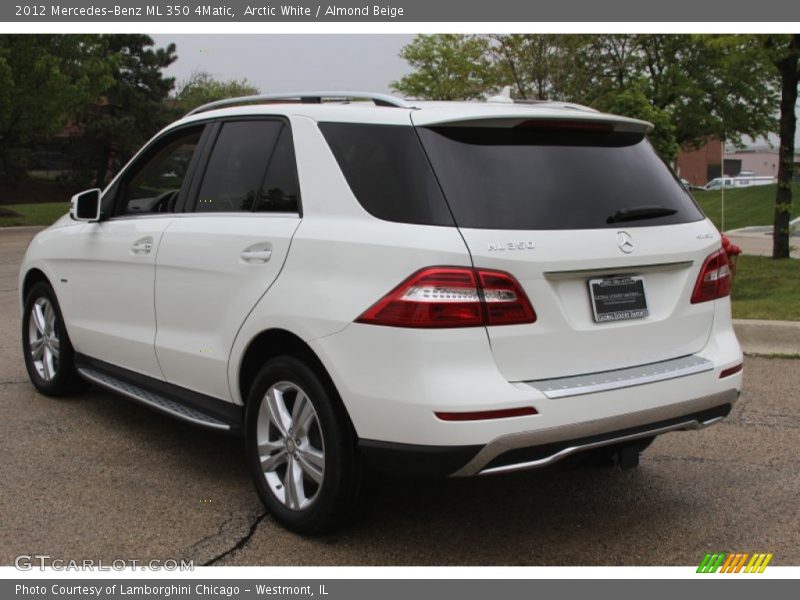 Arctic White / Almond Beige 2012 Mercedes-Benz ML 350 4Matic