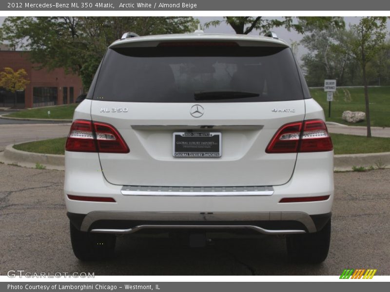 Arctic White / Almond Beige 2012 Mercedes-Benz ML 350 4Matic