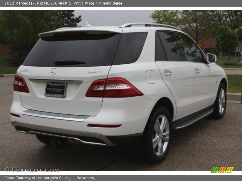Arctic White / Almond Beige 2012 Mercedes-Benz ML 350 4Matic