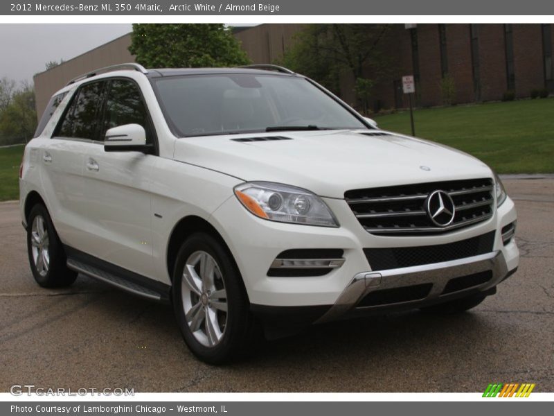 Arctic White / Almond Beige 2012 Mercedes-Benz ML 350 4Matic