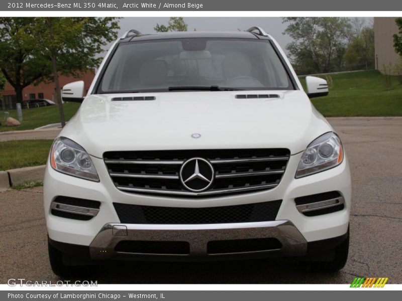 Arctic White / Almond Beige 2012 Mercedes-Benz ML 350 4Matic