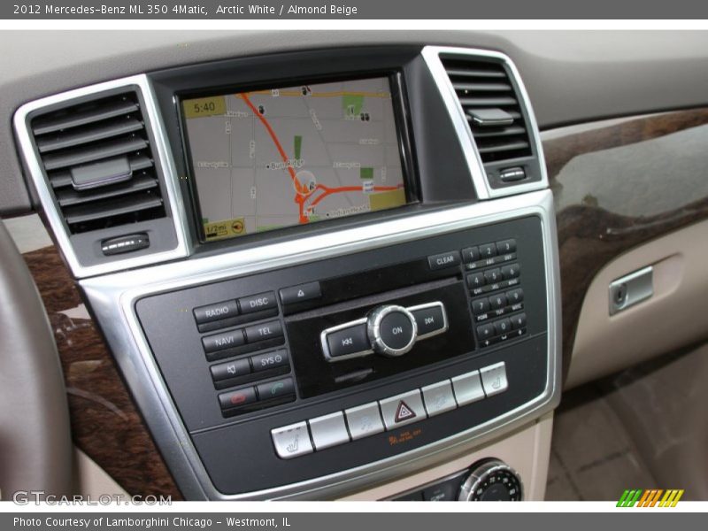 Arctic White / Almond Beige 2012 Mercedes-Benz ML 350 4Matic