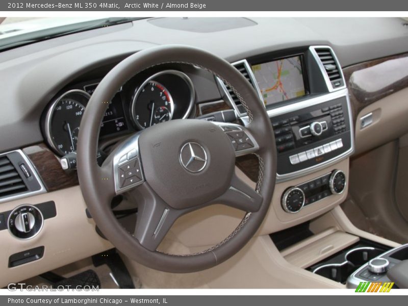 Arctic White / Almond Beige 2012 Mercedes-Benz ML 350 4Matic