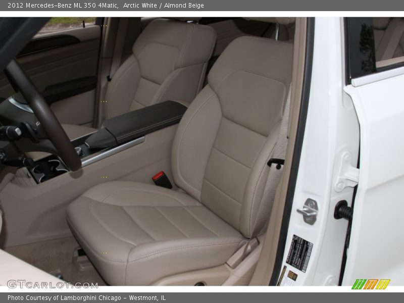 Arctic White / Almond Beige 2012 Mercedes-Benz ML 350 4Matic