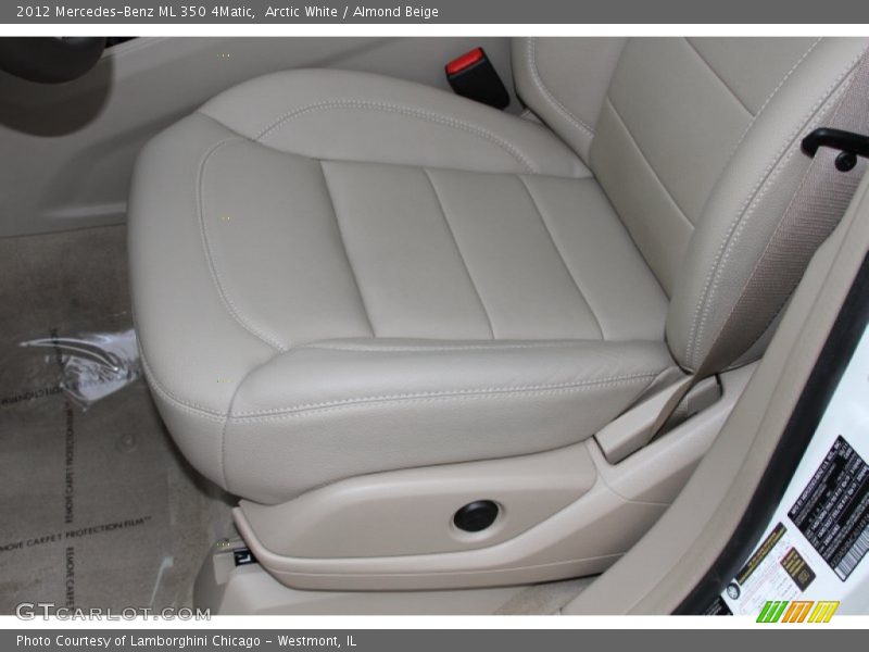 Arctic White / Almond Beige 2012 Mercedes-Benz ML 350 4Matic