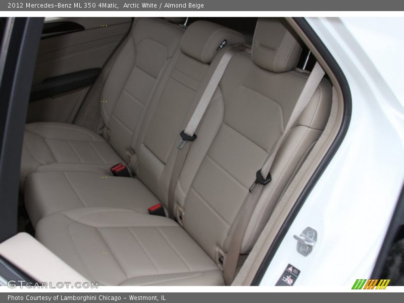 Arctic White / Almond Beige 2012 Mercedes-Benz ML 350 4Matic