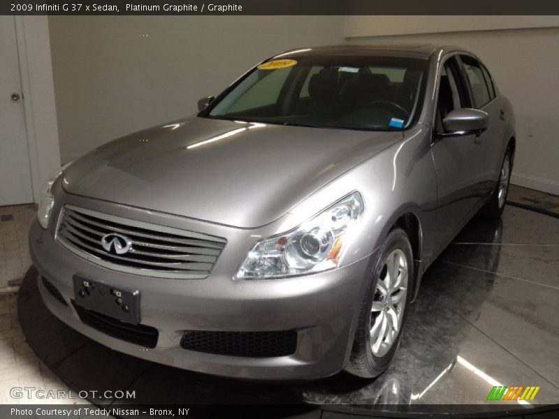 Platinum Graphite / Graphite 2009 Infiniti G 37 x Sedan