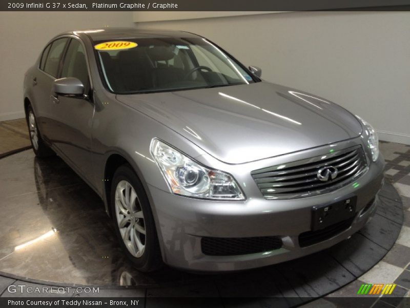 Platinum Graphite / Graphite 2009 Infiniti G 37 x Sedan