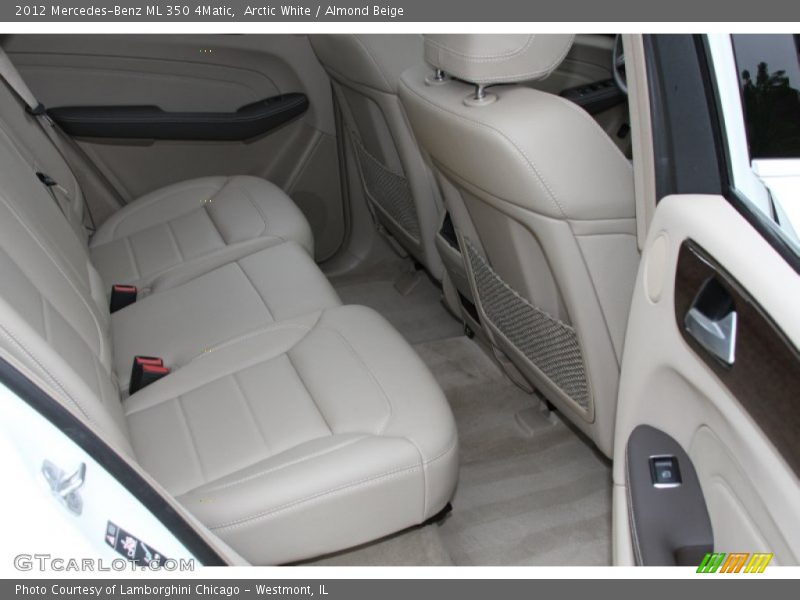 Arctic White / Almond Beige 2012 Mercedes-Benz ML 350 4Matic