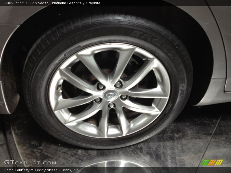 Platinum Graphite / Graphite 2009 Infiniti G 37 x Sedan