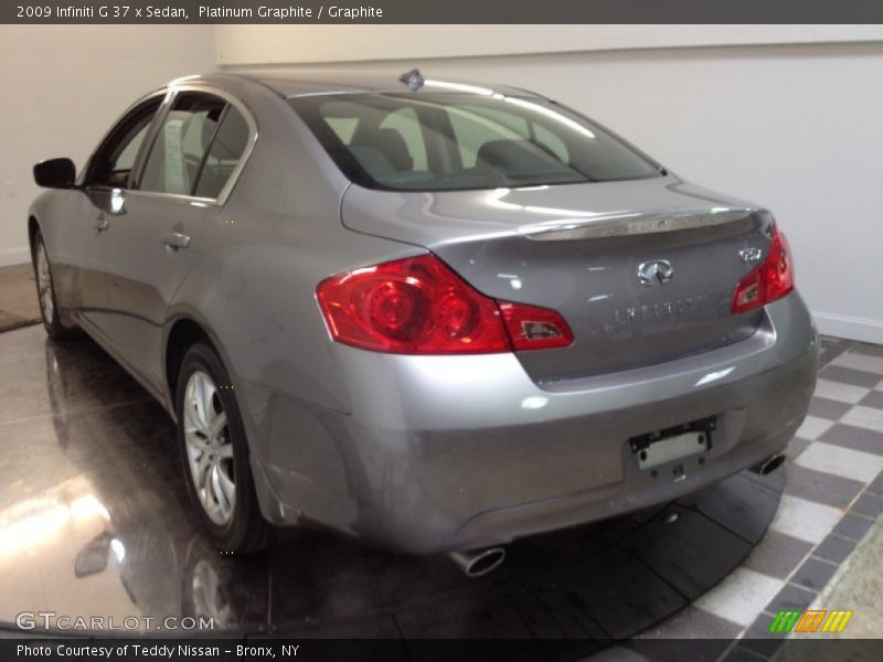Platinum Graphite / Graphite 2009 Infiniti G 37 x Sedan