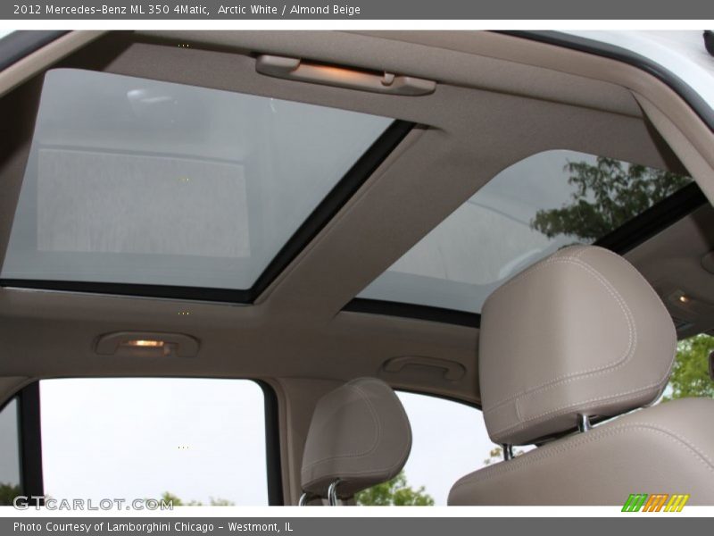 Arctic White / Almond Beige 2012 Mercedes-Benz ML 350 4Matic