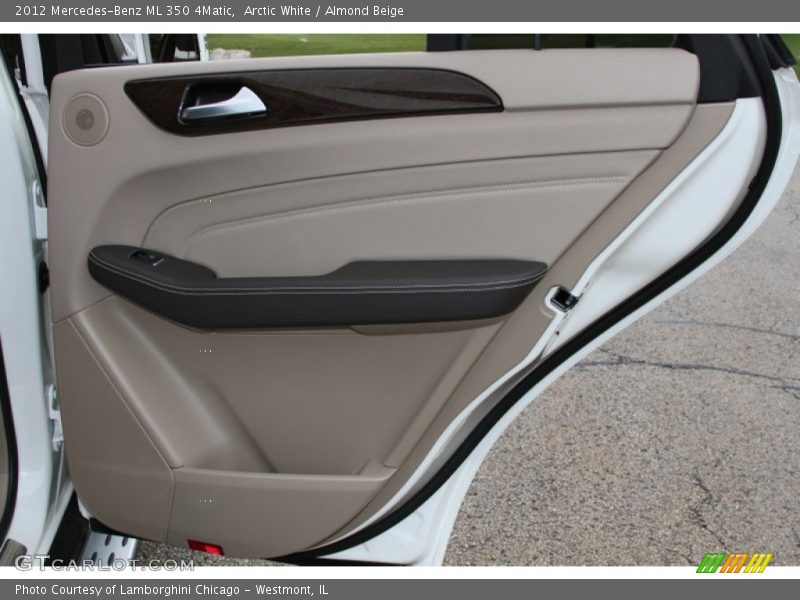 Arctic White / Almond Beige 2012 Mercedes-Benz ML 350 4Matic