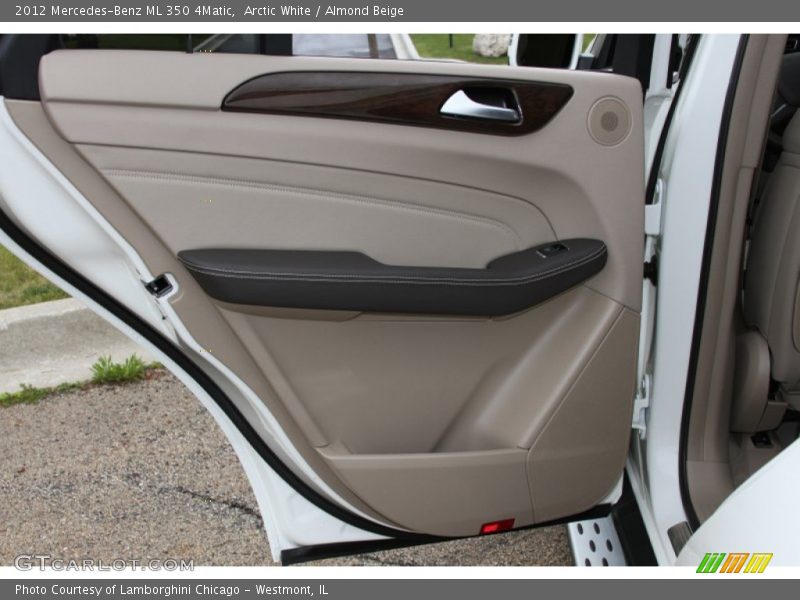 Arctic White / Almond Beige 2012 Mercedes-Benz ML 350 4Matic
