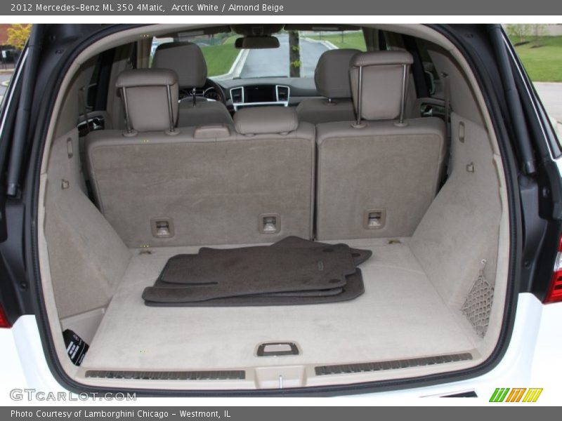 Arctic White / Almond Beige 2012 Mercedes-Benz ML 350 4Matic