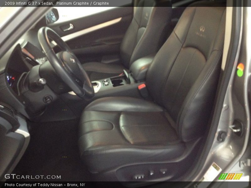 Platinum Graphite / Graphite 2009 Infiniti G 37 x Sedan