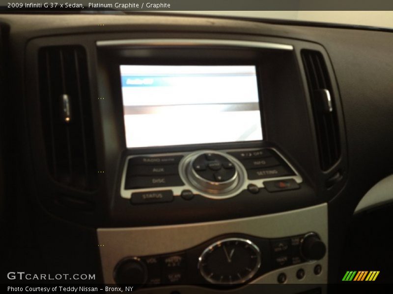 Platinum Graphite / Graphite 2009 Infiniti G 37 x Sedan