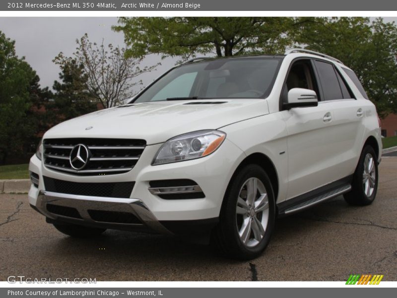 Arctic White / Almond Beige 2012 Mercedes-Benz ML 350 4Matic