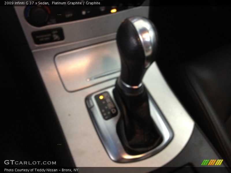 Platinum Graphite / Graphite 2009 Infiniti G 37 x Sedan
