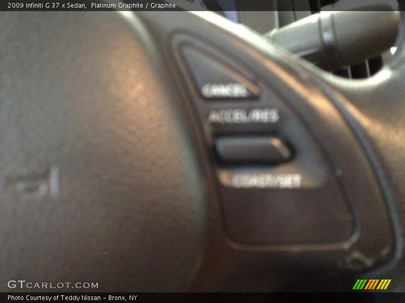 Platinum Graphite / Graphite 2009 Infiniti G 37 x Sedan