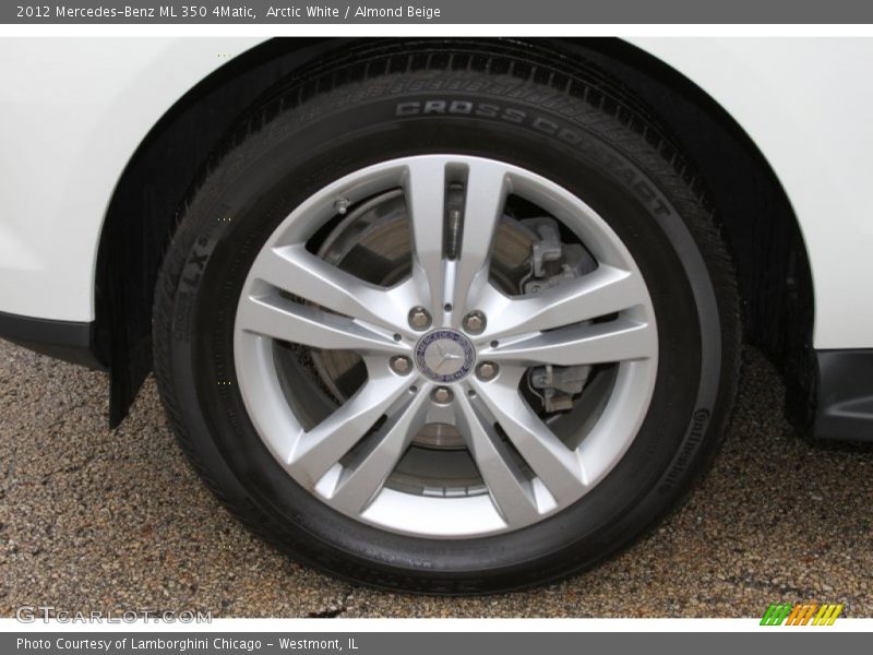 Arctic White / Almond Beige 2012 Mercedes-Benz ML 350 4Matic