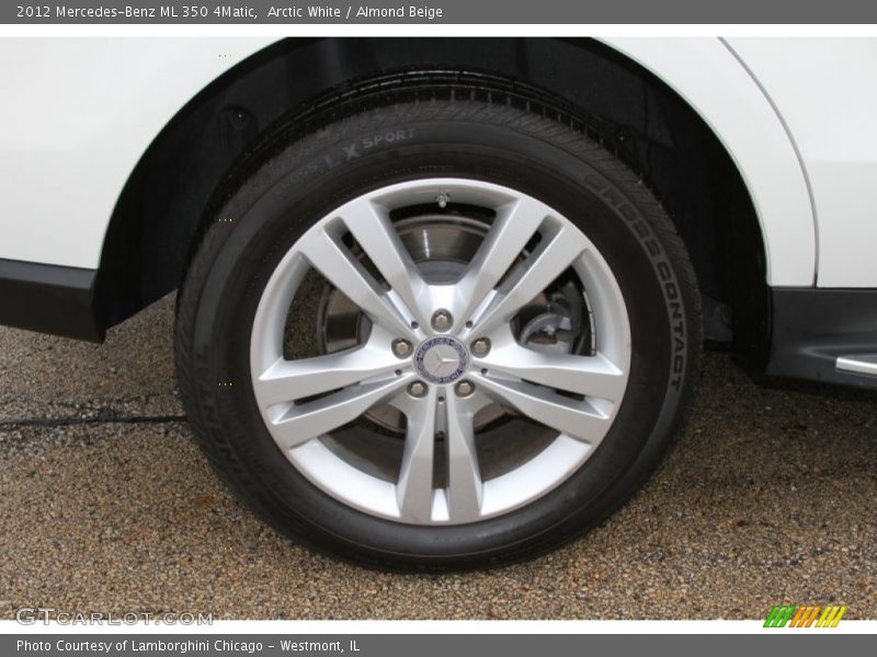 Arctic White / Almond Beige 2012 Mercedes-Benz ML 350 4Matic