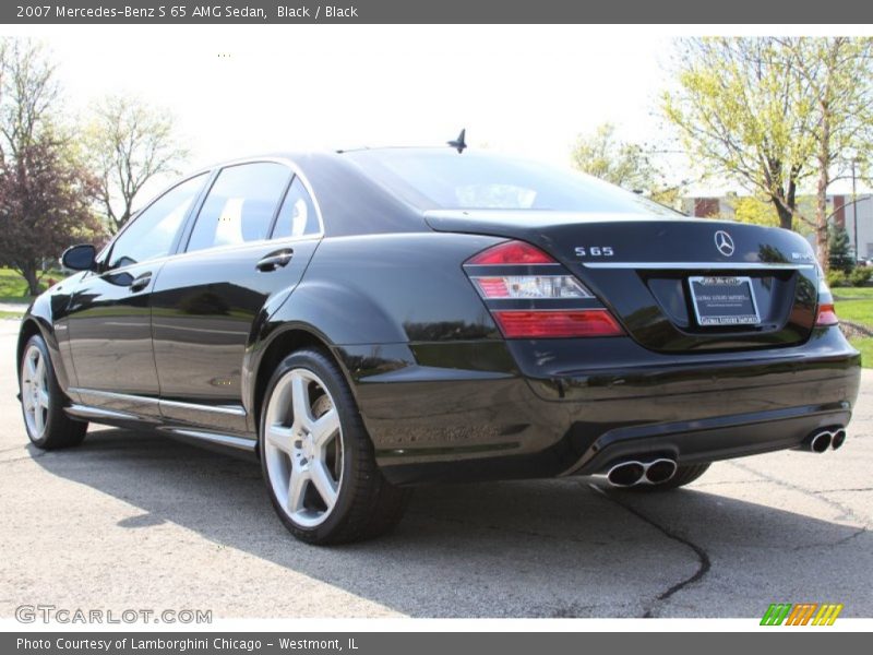 Black / Black 2007 Mercedes-Benz S 65 AMG Sedan