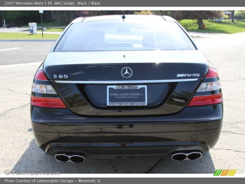 Black / Black 2007 Mercedes-Benz S 65 AMG Sedan